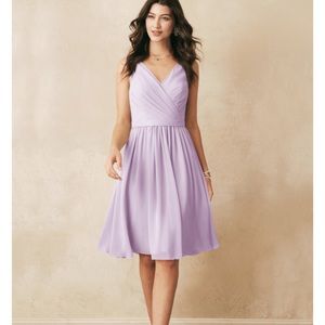 Lilac Size 4. Worn as bridesmaid dress - in great condition! Very comfortable!
